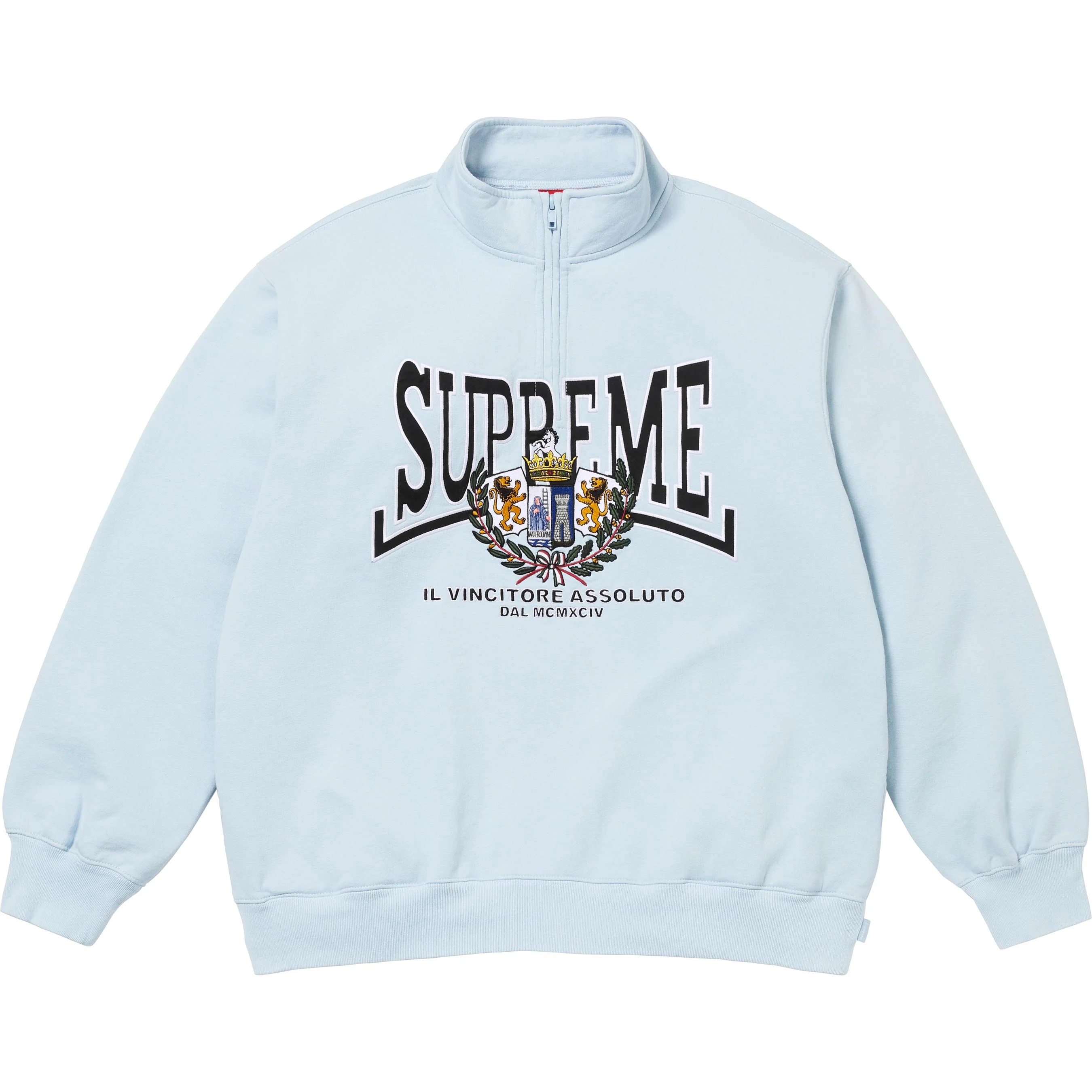 Crest Appliqué Half Zip Pullover view 3